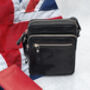 Personalised Small Leather Flight Crossbody Bag, thumbnail 6 of 12
