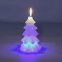 G Decor Gift Christmas Tree Multi LED Scented Candle, thumbnail 1 of 7