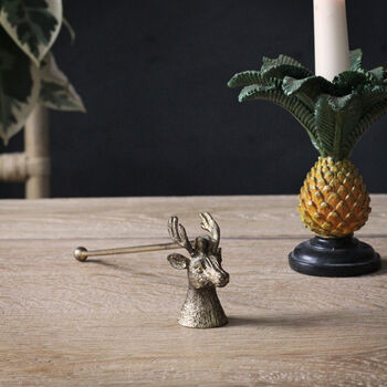 Gold Stag Candle Snuffer, 2 of 2