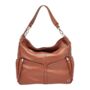 Lennox Tan Leather Handbag, thumbnail 3 of 10