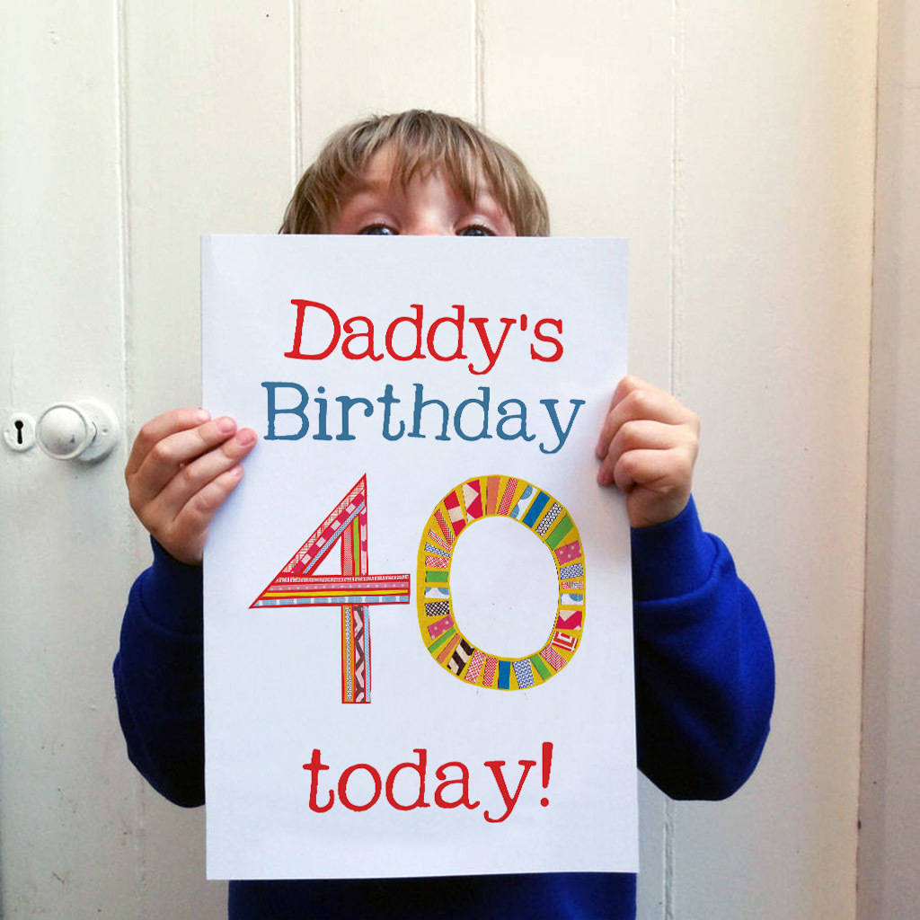 Big Birthday Card With Personalised Name And Age, 1 of 8