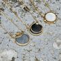 14 K Gold Vermeil Stars Go Round The Moon Necklace, thumbnail 6 of 8