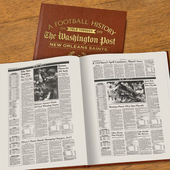 New Orleans Saints Personalised Newspaper Book, 10 of 12