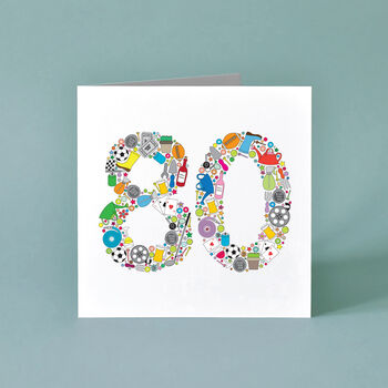 Mens Hobbies Age Birthday Card, 5 of 7