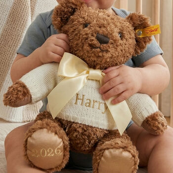 Personalised Steiff Cosy Year Bear, 2026, 2 of 6