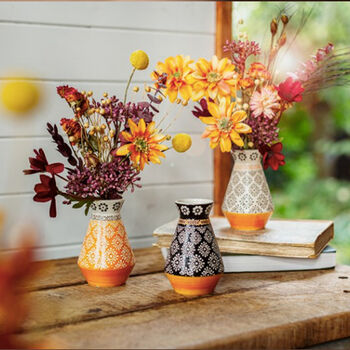 Set Of Three Global Craft Mini Vases, 2 of 3