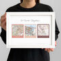 Personalised Your Favourite Locations Map Print, thumbnail 3 of 10
