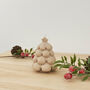 Beige Christmas Tree Candle Festive Decoration, thumbnail 10 of 10