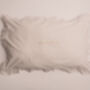 Personalised Embroidered Ruffle Pillow Cover, thumbnail 1 of 9