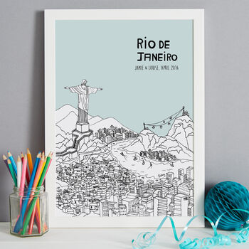 Personalised Rio De Janeiro Print, 7 of 10