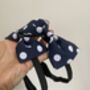 Navy Bow Ties, Matching Father And Son Dickie Bow Ties, thumbnail 6 of 7