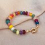 Rainbow Gemstone Bracelet, thumbnail 3 of 6