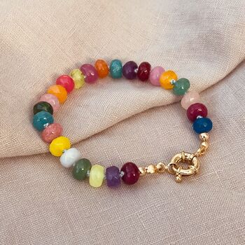 Rainbow Gemstone Bracelet, 3 of 6