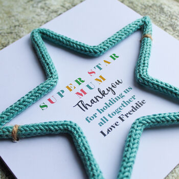 Personalised Mother's Day Star Card, 2 of 4