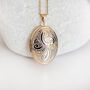 Large Family Locket In 9ct Mixed Gold, thumbnail 1 of 11