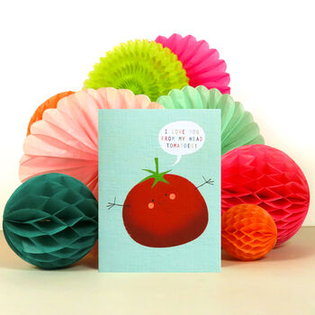 Mini Tomato Greetings Card, 4 of 4