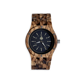 Wooden Wrist Watch, Giftable Accessories, Mens Watches, 3 of 5