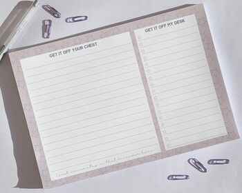 Get It Off Your Chest Taylor Swift Lavender Haze Notepad, 2 of 5