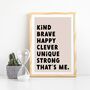 Children's Positive Affirmation Print, thumbnail 5 of 9