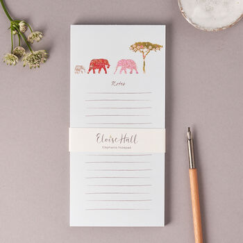 Elephant Family 'Notes' Magnetic Notepad, 2 of 2