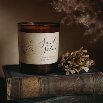 Wooden Crackle Wick Sand And Solace Gift Candle, 9 of 10