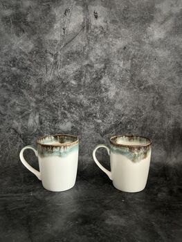 Handmade Pottery Gift Mug Set Of Two, 5 of 7
