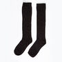 Women's Knee High Glitter Socks Black Rainbow, thumbnail 2 of 2