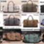 Canvas Classic Holdall Personalised Bag, thumbnail 4 of 12