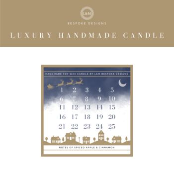 Advent Calendar Personalised Advent Candle Gift, 4 of 7