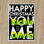 Personalised Christmas Card With Names And Message, thumbnail 8 of 8