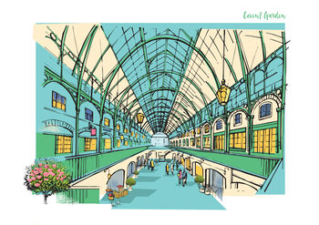 Covent Garden London Card, 2 of 2