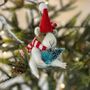 Personalised Hamster Christmas Decoration, thumbnail 2 of 3