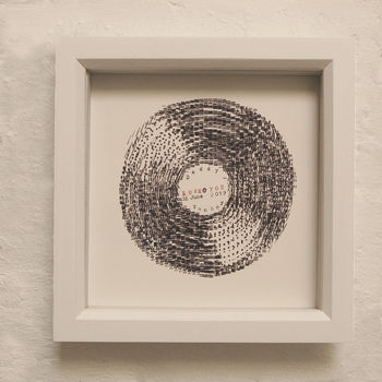 Personalised Record Typewriter Art Print, 4 of 12