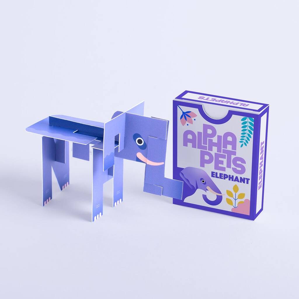 Alphapets Elephant Build Animals Out Of Letters By Nathan Joyce