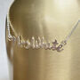 Handmade Personalised Silver Name Necklace, thumbnail 4 of 8