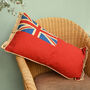Vintage Red Ensign Flag Cushion, thumbnail 3 of 4