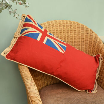Vintage Red Ensign Flag Cushion, 3 of 4