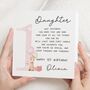 Personalised 1st Birthday Card For Daughter, thumbnail 1 of 6