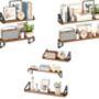 Floating Wall Shelves Set Organising Racks, thumbnail 7 of 7