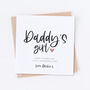 Daddy's Girl Father's Day Card, thumbnail 3 of 4