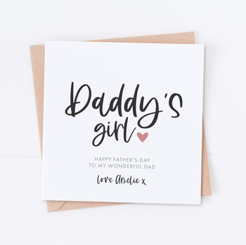 Daddy's Girl Father's Day Card, 3 of 4