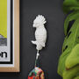 Cockatoo Wall Hooks Gold And White, thumbnail 5 of 8
