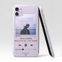 Personalised Play Song Clear Phone Case, thumbnail 4 of 5