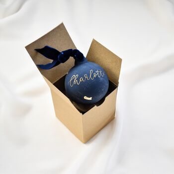 Personalised Christmas Name Bauble Ornament, 8 of 9