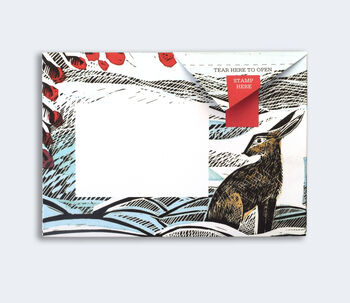 Wonderfully Wild Pigeon Post All In One Notecard And Envelope, 3 of 8