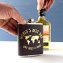Personalised World's Best Dad Hip Flask, thumbnail 2 of 5