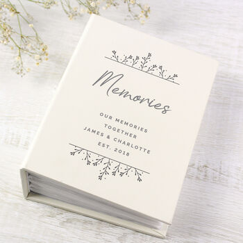 Personalised Name Floral Photo Album, 4 of 5