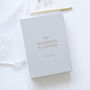 Wedding Planner Book Light Grey With Rose Gold Foil, thumbnail 10 of 12