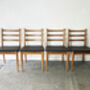 Mid Century Dining Chairs By Schreiber, thumbnail 3 of 4