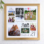 Personalised 21st Birthday Square Photo Collage, thumbnail 3 of 12